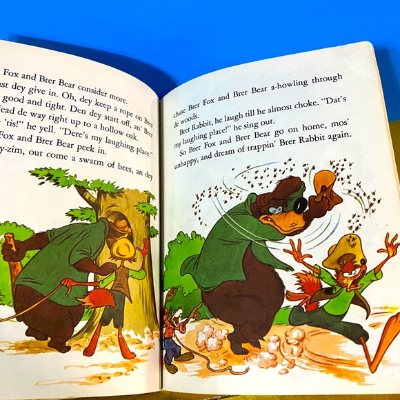 WALT DISNEY PRESENTS UNCLE REMUS A LITTLE GOLDEN BOOK HARDCOVER Copyright 1947 - Picture 7 of 14